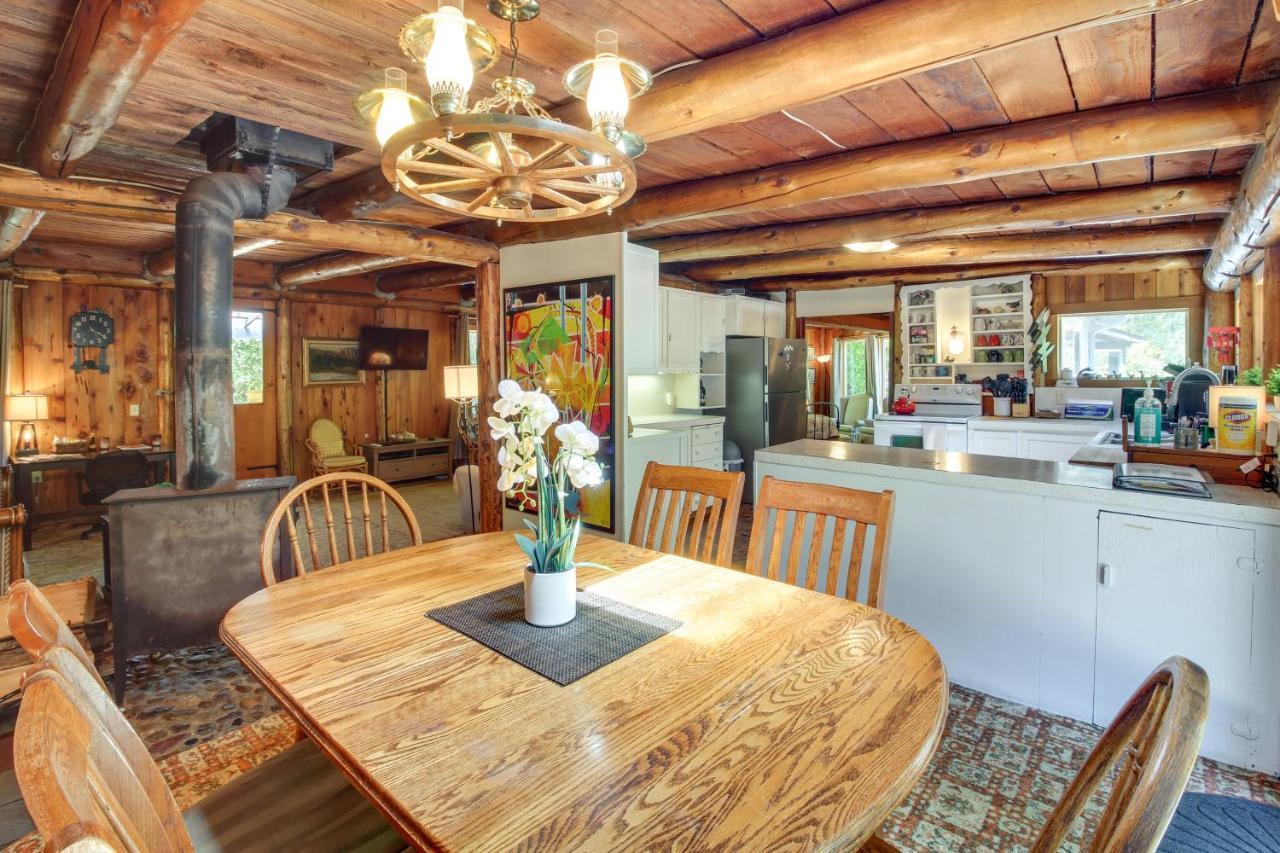 Rustic Bandon Log Cabin On 5 Acres Of Woodlands! ภายนอก รูปภาพ