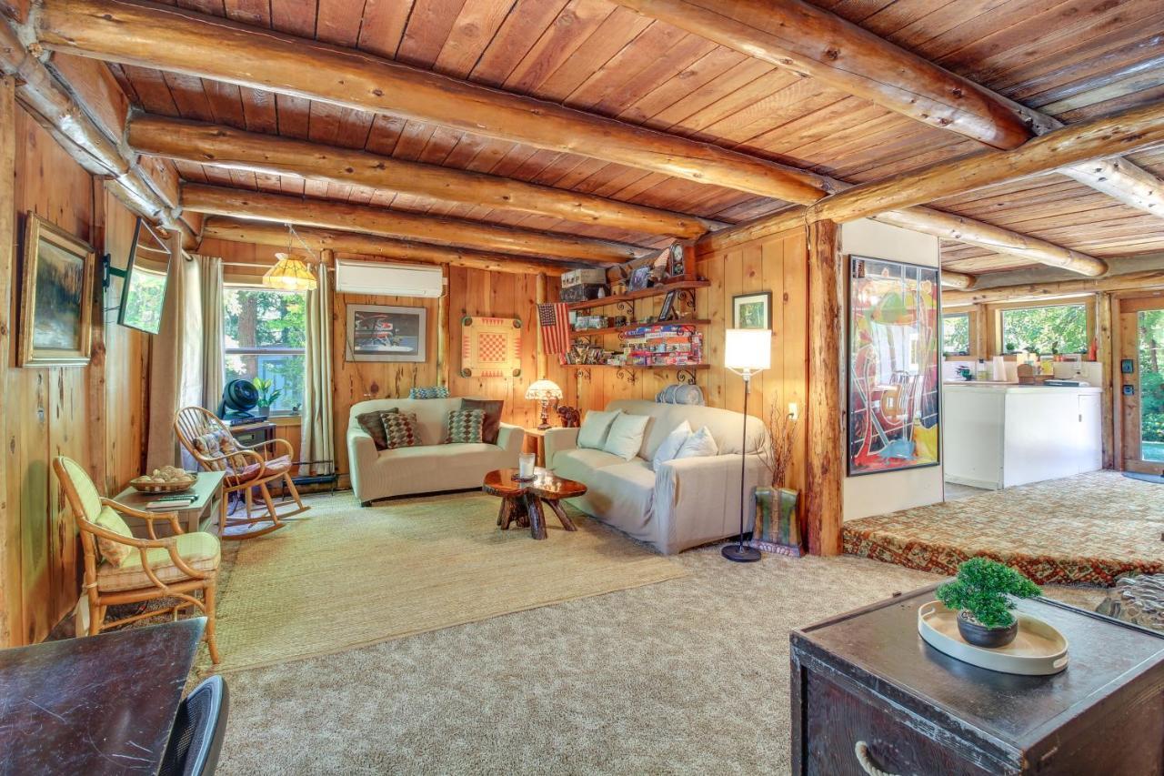 Rustic Bandon Log Cabin On 5 Acres Of Woodlands! ภายนอก รูปภาพ