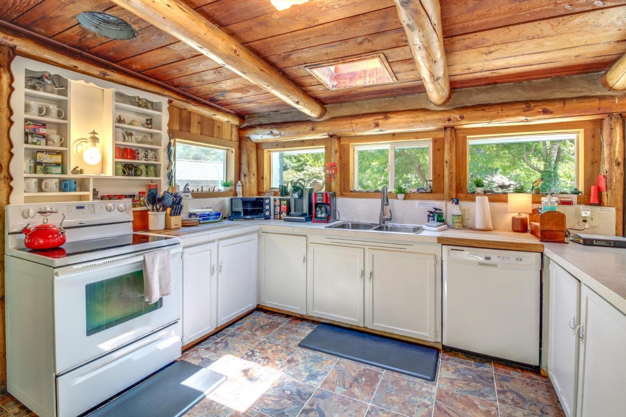 Rustic Bandon Log Cabin On 5 Acres Of Woodlands! ภายนอก รูปภาพ