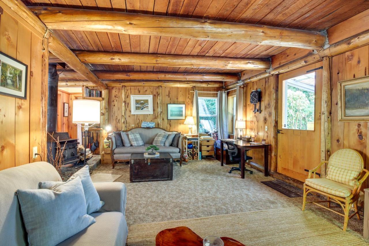 Rustic Bandon Log Cabin On 5 Acres Of Woodlands! ภายนอก รูปภาพ
